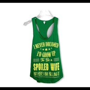 Ideal T Graphic Print Racerback Tank Top